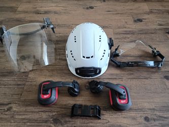 Milwaukee BOLT hard hat and accessories