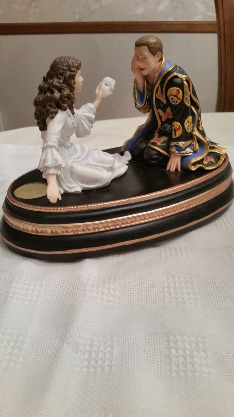The Phantom of the Opera porcelain music box.- Holmdel NJ