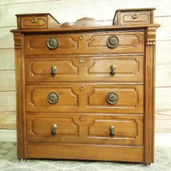 Olrich & Golbeck Furniture - Antique 6 Drawer Wood Dresser - Delivered