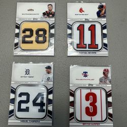 2022 Topps Series 1 Jersey Number Medallion  #JNM-BP