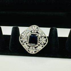 Adjustable Fashion Rings In Cubic Zirconia 