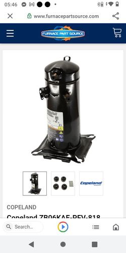 Copeland compressor