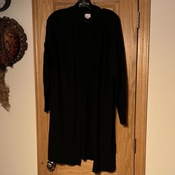 A New Day Brand Long Buttonless Open Cardigan