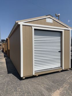 Garage she’s 10x20 is 200 a month rent to own