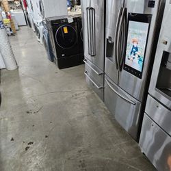 Huge Sale Warehouse Full Of Nice Like Brand New Washer Dryer Fridge Stove Oven Stackable Free Warranty Only 65for Financing 90day TO Pay 