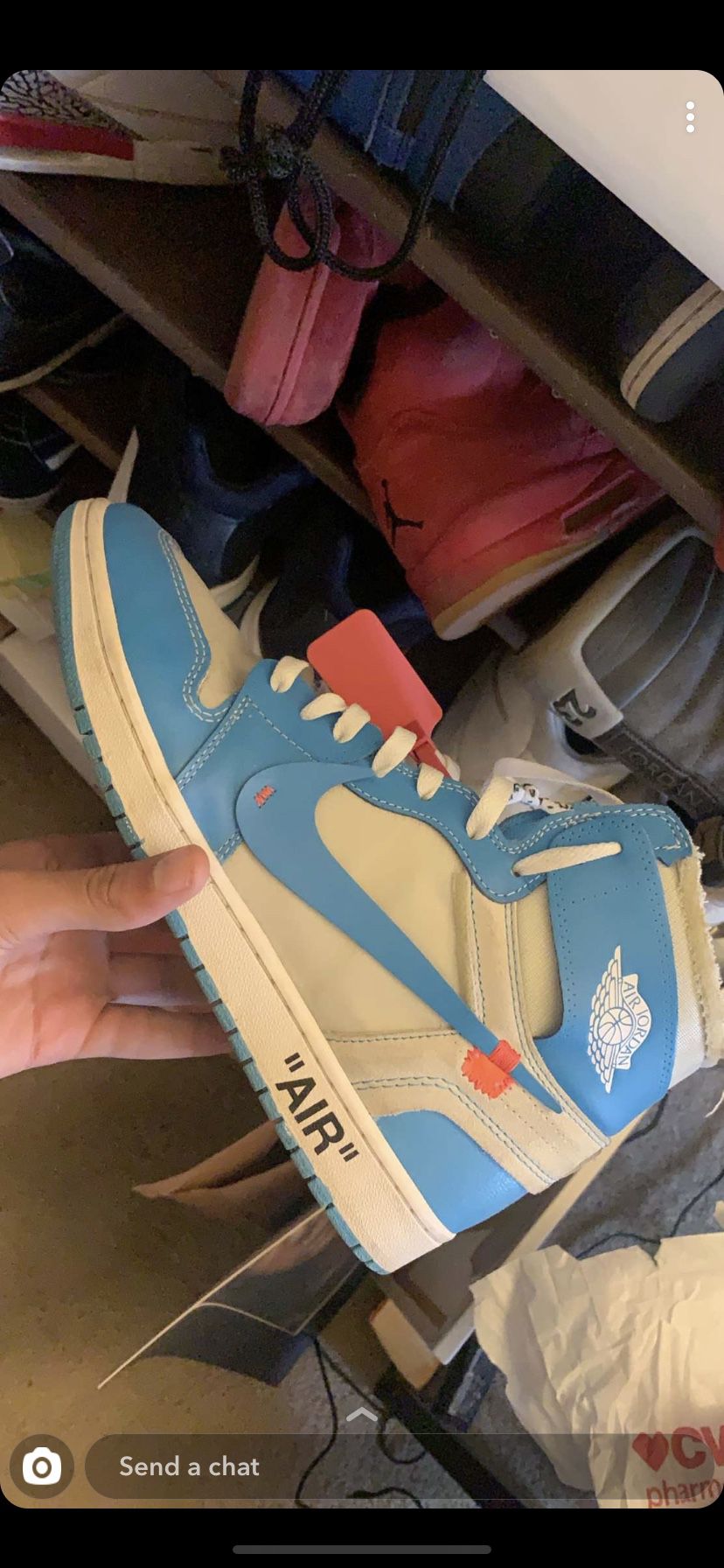 Off white unc 1s. 100% authentic with proof of purchase!