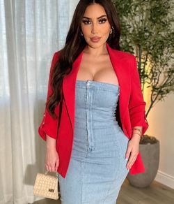 Hot pink blazer (medium)