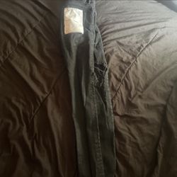 Purple jeans ripped knee