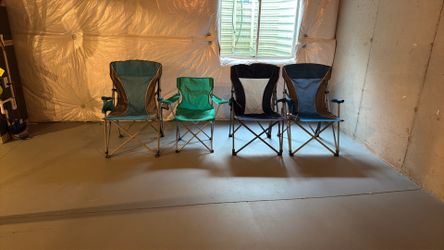 Foldable chairs