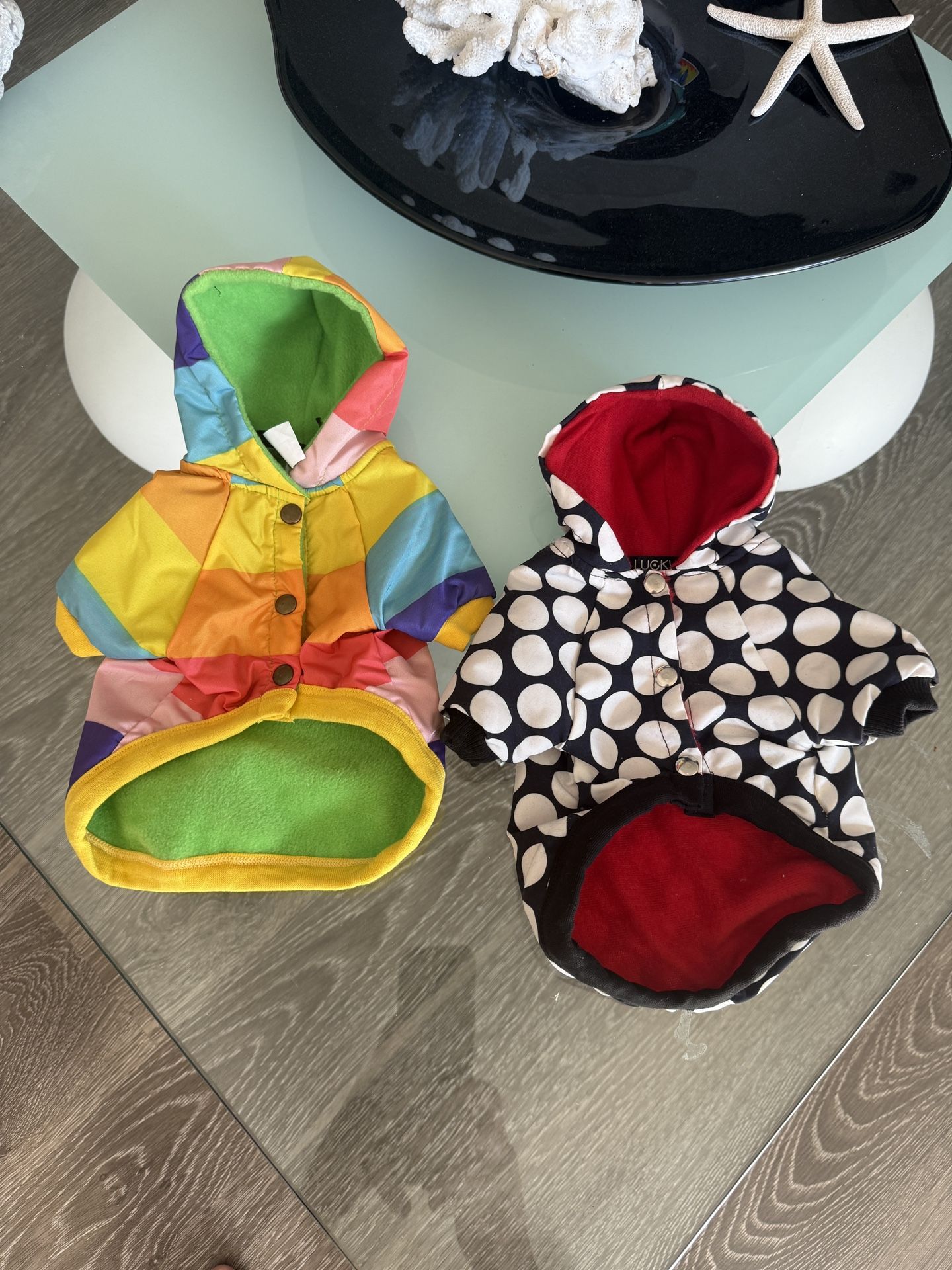 2 Dog Rain Coat Size S