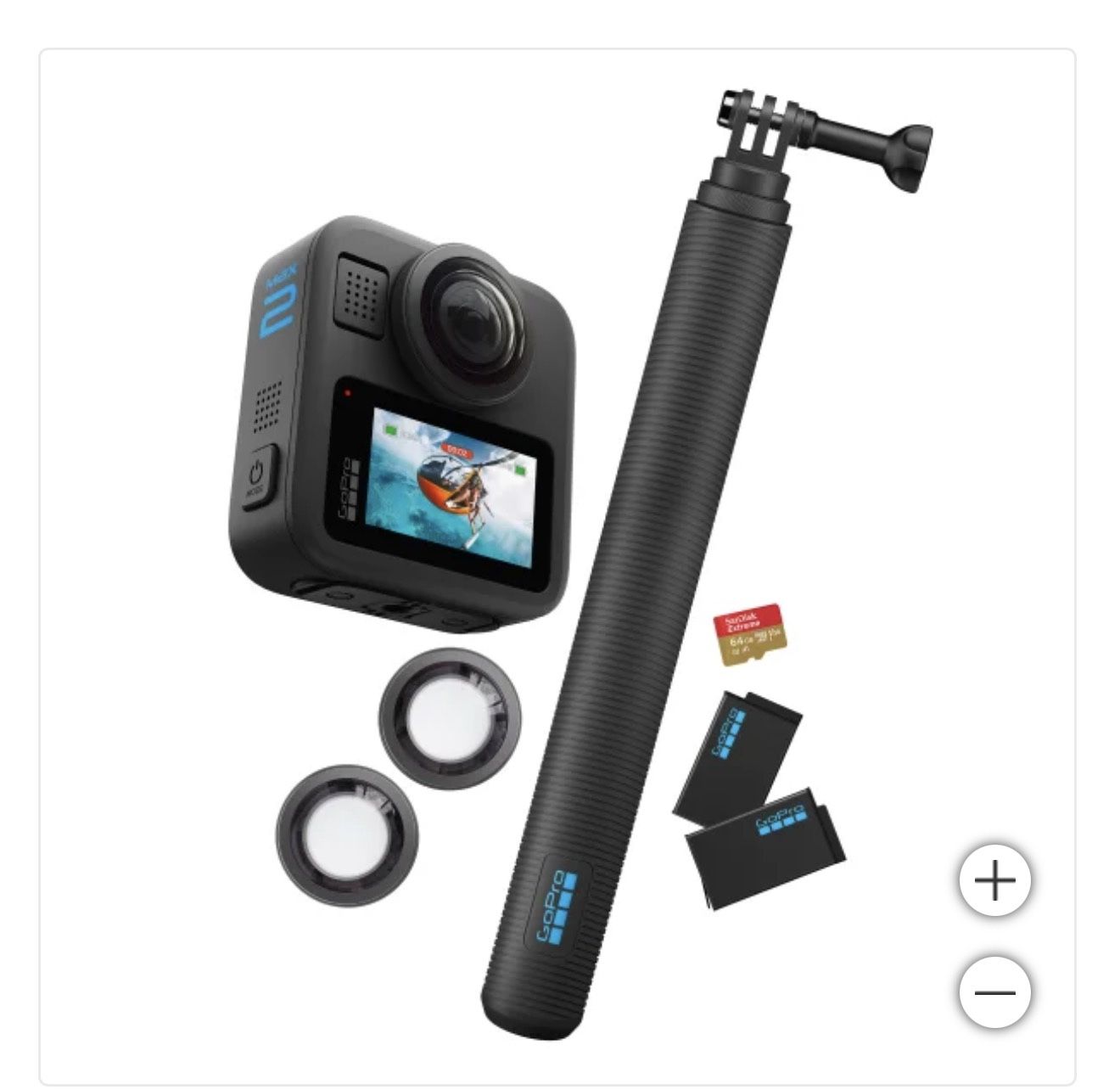 GoPro Max 2 (8K 360 Action Camera) – Bundle