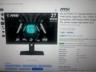 GAMING MONITOR MSI 4K