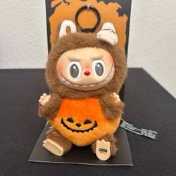 Halloween Sitting Pumpkin Labubu