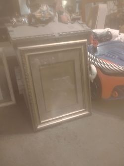Large Silver Ornate Picture Frame