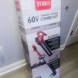 Toro 60v String Trimmer & Blower Kit