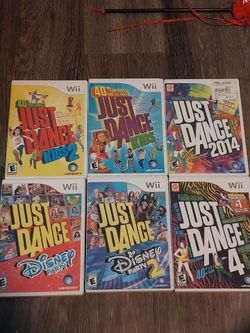Just Dance for the Nintendo Wii $20 each Abba You Can Dance it's $35 new