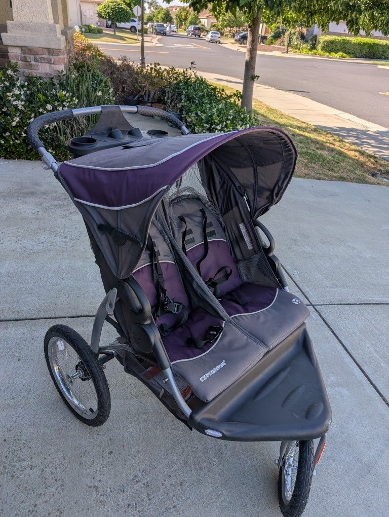 Jogging Stroller Baby Trend Expedition Double Wide