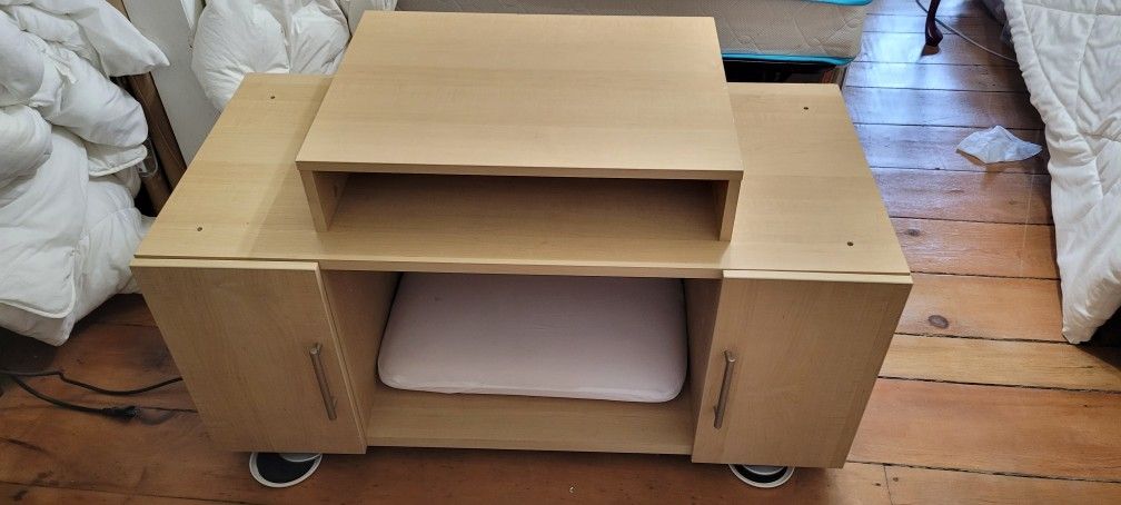 Wood TV stand