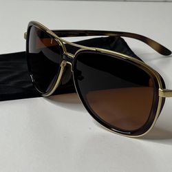 Oakley Split Time Sunglasses Gold Frame Soft Case