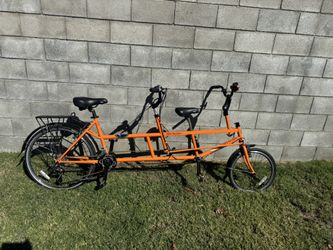 Kidz Tandem Rear Steering Tandem Bicycle