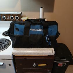 Hercules tool bag with tools