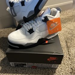 Jordan 4 White Cement