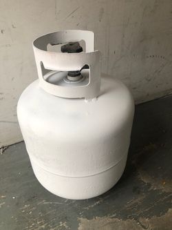 Propane tank.