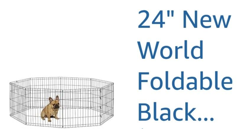 DOG FOLDABLE  PLAYPEN 24" high