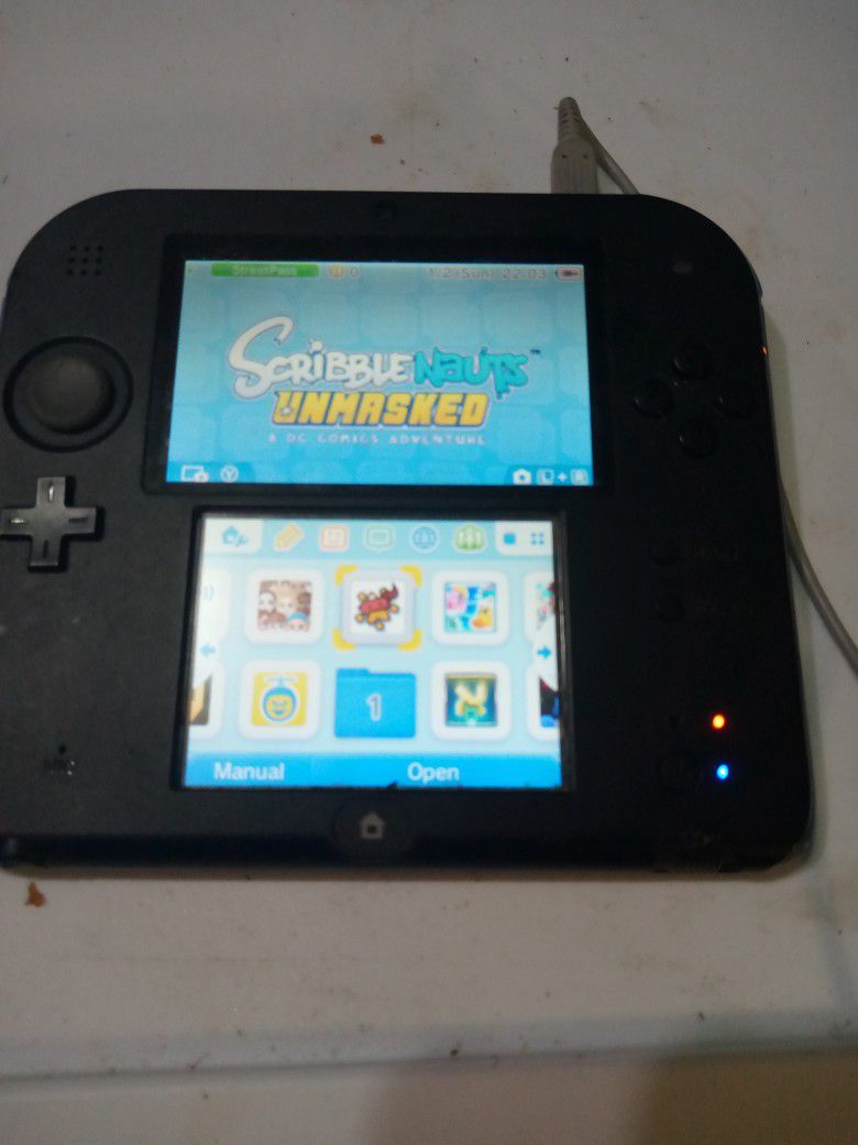 NINTENDO 3DS. 2DS BLUE GAME SYSTEM 