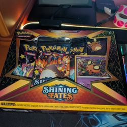 Pokemon Shining Fates Mad Party Pin Box DEDENNE