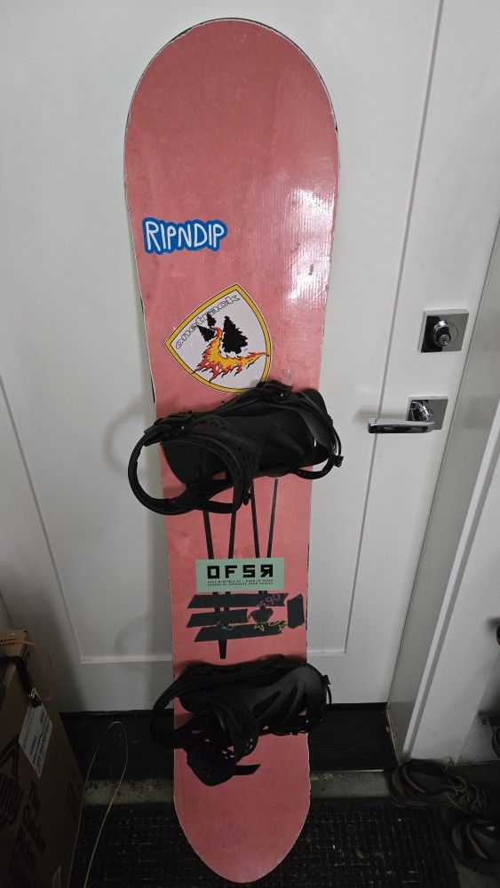 Russ Winfield 56in Snowboard, Made By OFSR, Previously Used