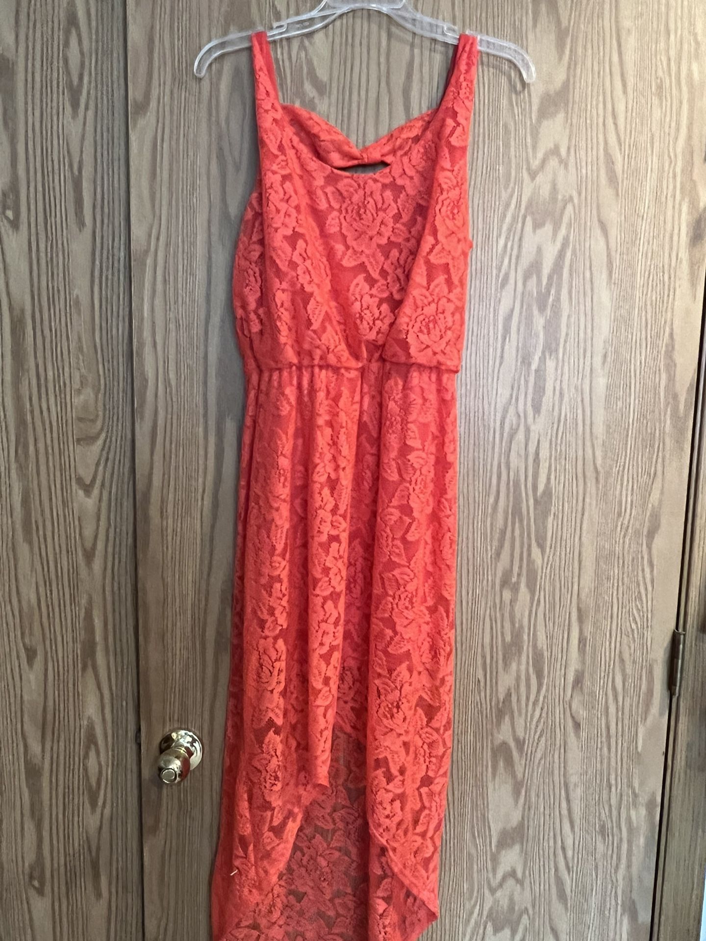 Apricot Lace Sundress