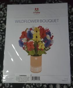 Love Pop 3-D Wild Flower Bouquet