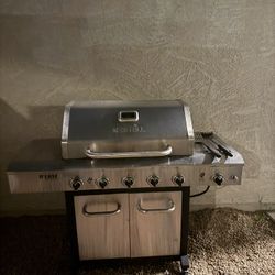 Nexgrill Deluxe 5-Burner Propane Gas Grill with Side Burner