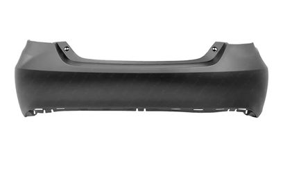 Primered, Rear Bumper Cover Replacement Compatible with 2015 2016 2017 Toyota Camry 15 16 17, TO1100