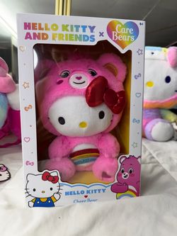 Hello Kitty x Care Bears Cheer Bear Crossover Plush