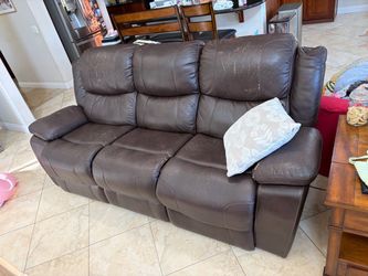 Recliner sofa and chair