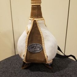 Traditional Bolivian Hoof Liquor/water Bottle