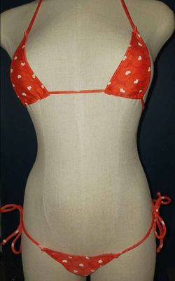 Micro bikini with hearts