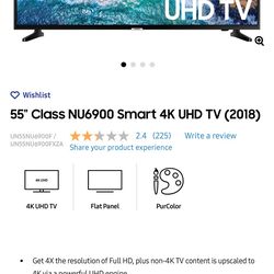 55" Class NU6900 Smart 4K UHD TV