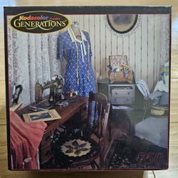 Kodacolor Puzzles Generations 1930 Sewing Room NEW SEALED 750 Pieces - 21" x 21"