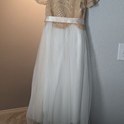 Size 10/12 Youth  Flower Girl Dress