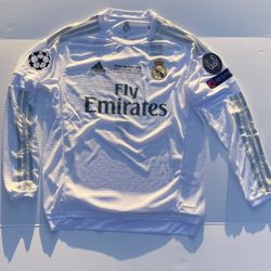Real Madrid 2015-2016 UEFA Champions League Final No.7 Cristiano Ronaldo Jersey