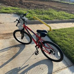 21-Speed Huffy Mountain Bike Bundle w/ Bike Lock & Helmet