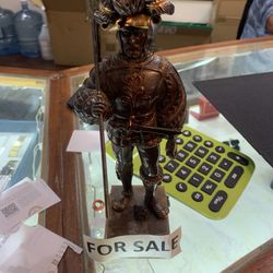 Antique Warrior Statue 