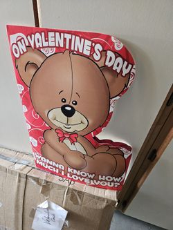 Valentine Jumbo Cards. 4 Desines.