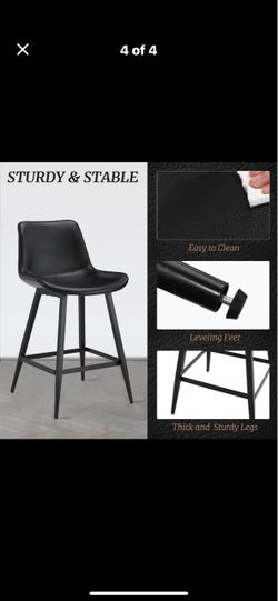6  counter height bar stools