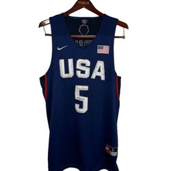 Nike Team USA Jersey Blue Red Kevin Durant 2012 Olympic Basketball Mens Size:Large