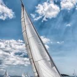 Front sail jib for up to 30 ft sailboat 