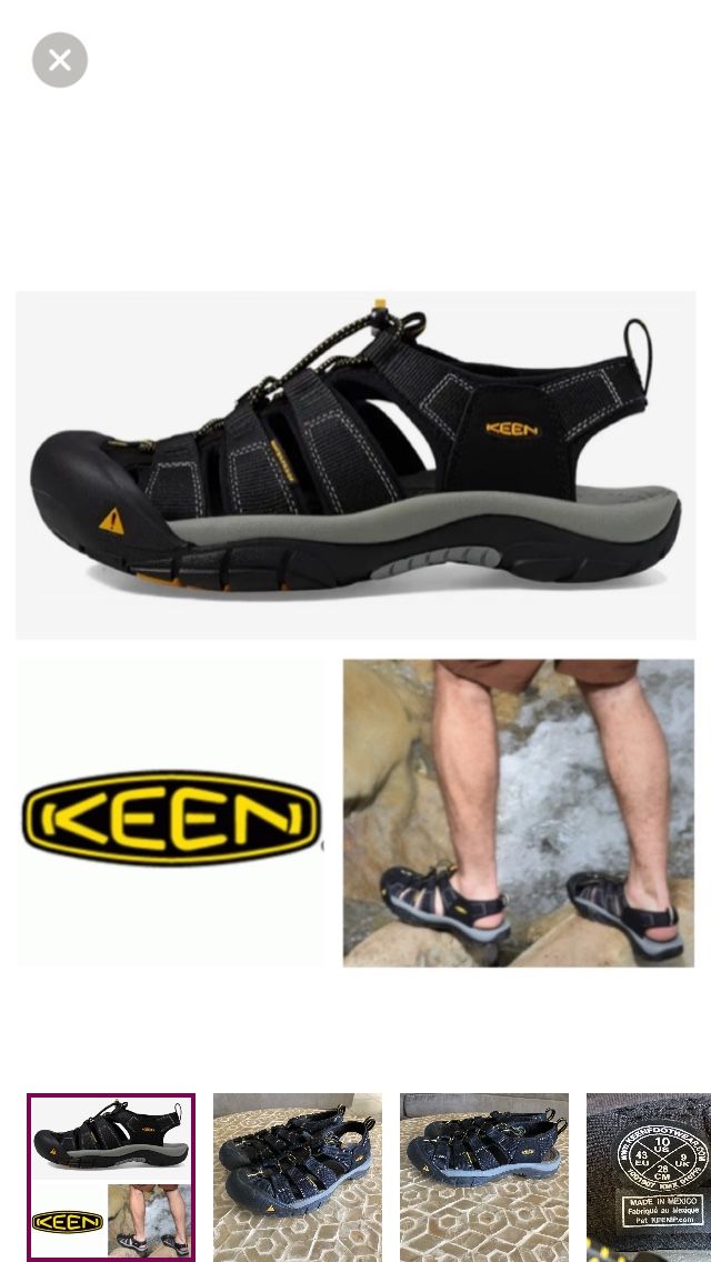 Keen Newport H2 Water Sport Sandals in black